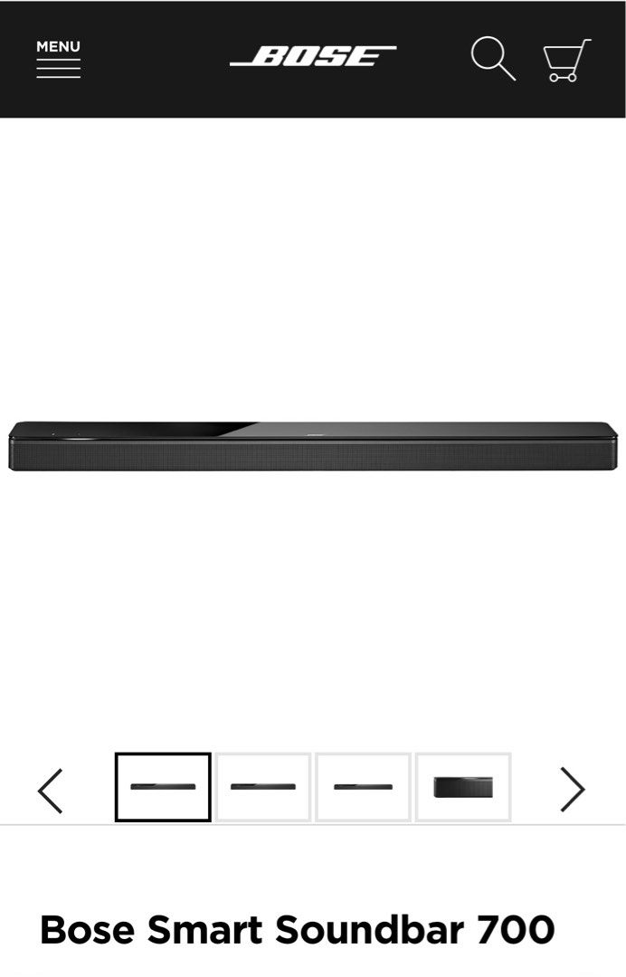 Bose soundbar 700 owners manual online