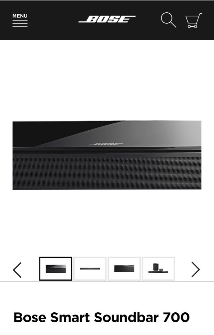 Bose 700 cheap soundbar manual