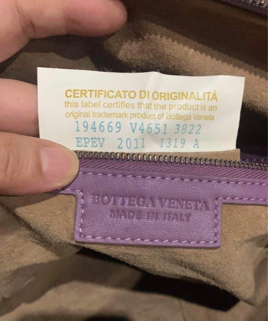 Bottega veneta discount serial numbers check