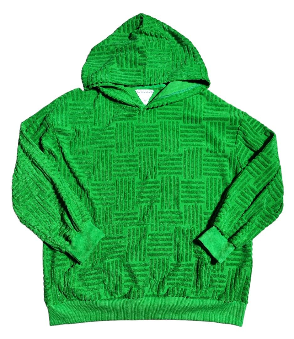 BOTTEGA VENETA GREEN HOODIE, Men's Fashion, Coats, Jackets and Outerwear on  Carousell