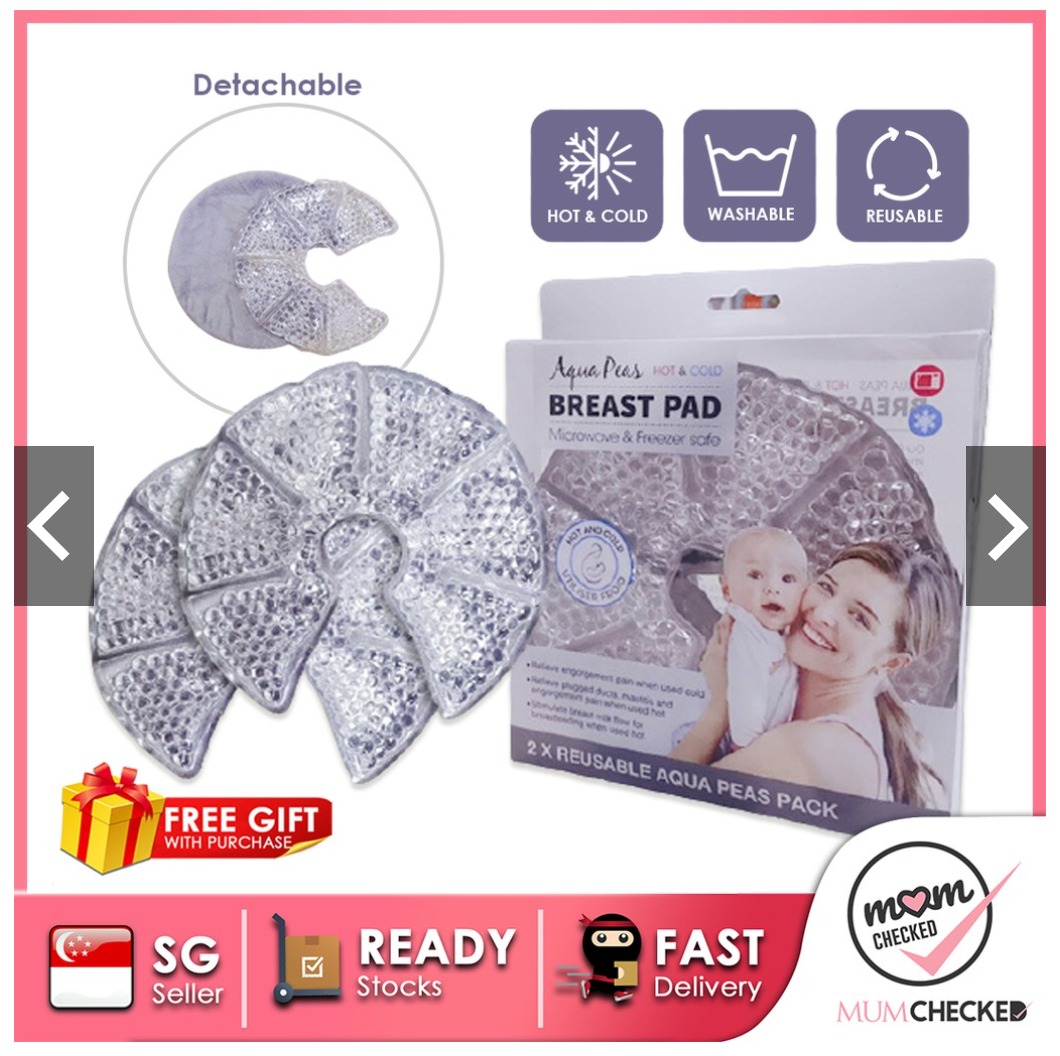 Breastfeeding Breast Therapy Hot & Cold Gel Pads (2 Pieces), Babies