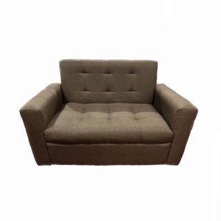 2 seater Sofa Couch in Brown Color