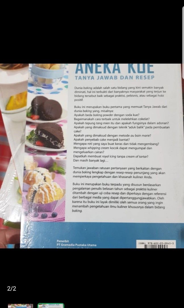 Buku Resep sukses membuat kue, Buku & Alat Tulis, Buku di Carousell
