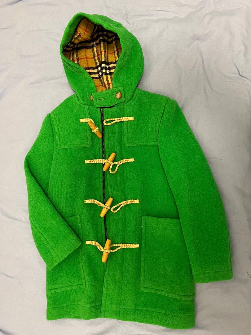 Children's burberry duffle hotsell coat