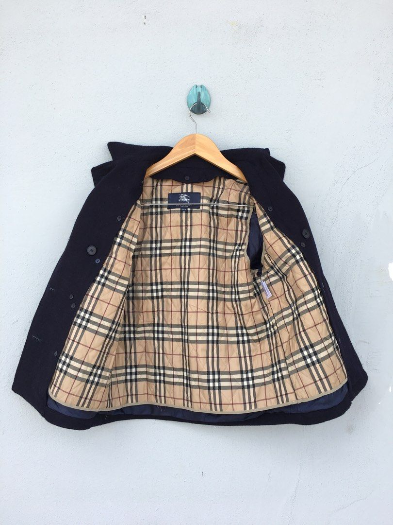 Burberry wool jacket discount