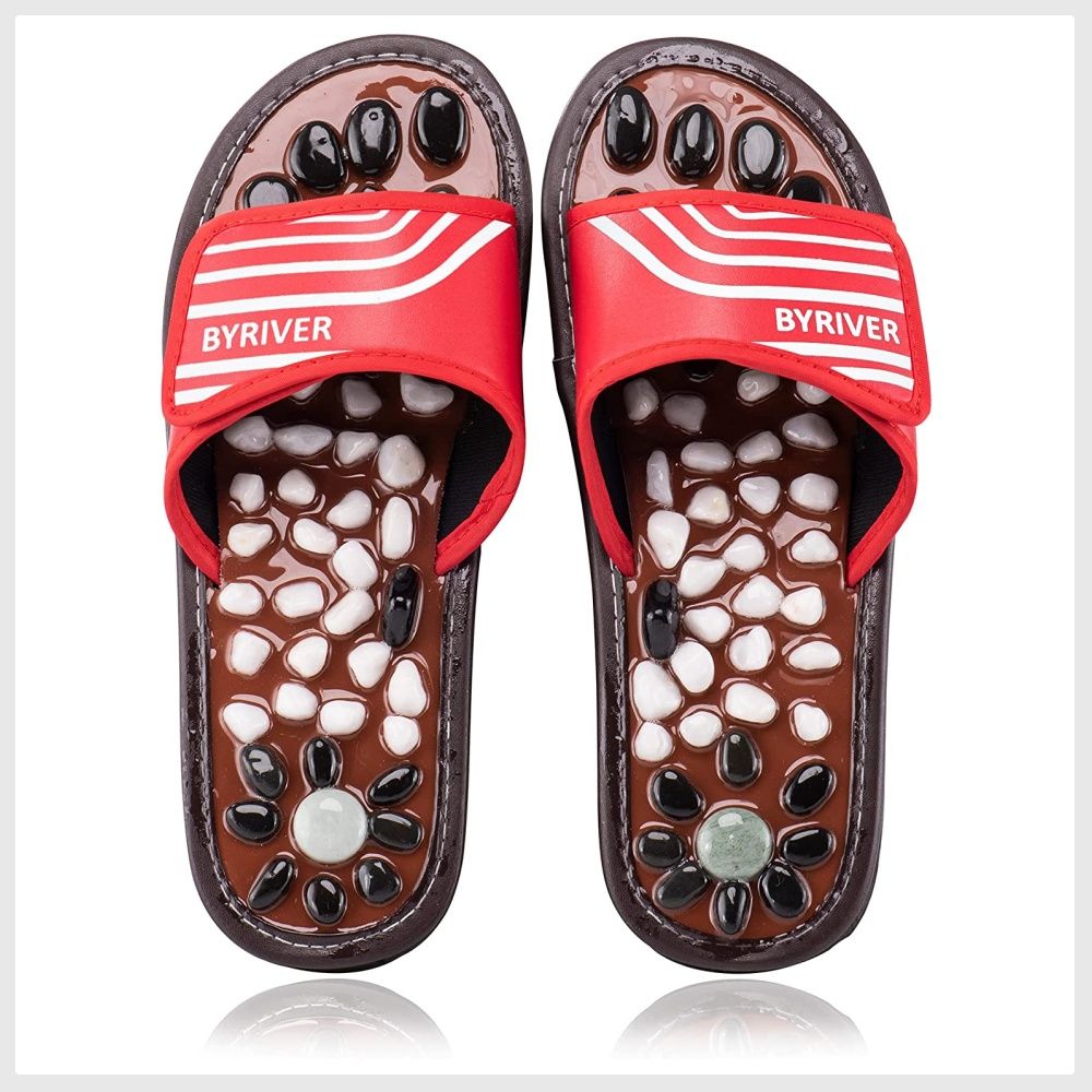 BYRIVER Acupressure Foot Massager Reflexology Massage Slippers