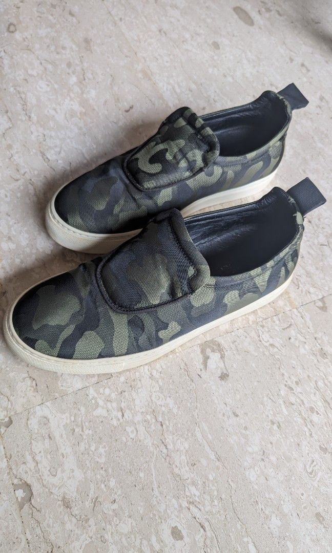 Camo slip on sneakers Luxury Sneakers Footwear on Carousell
