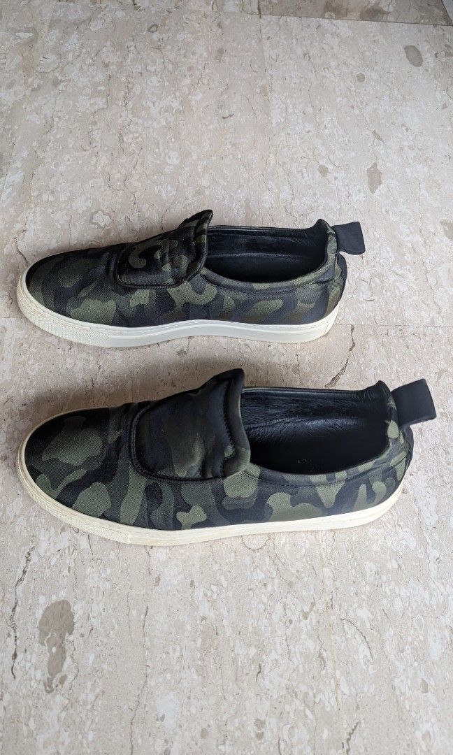 Camo slip on sneakers Luxury Sneakers Footwear on Carousell