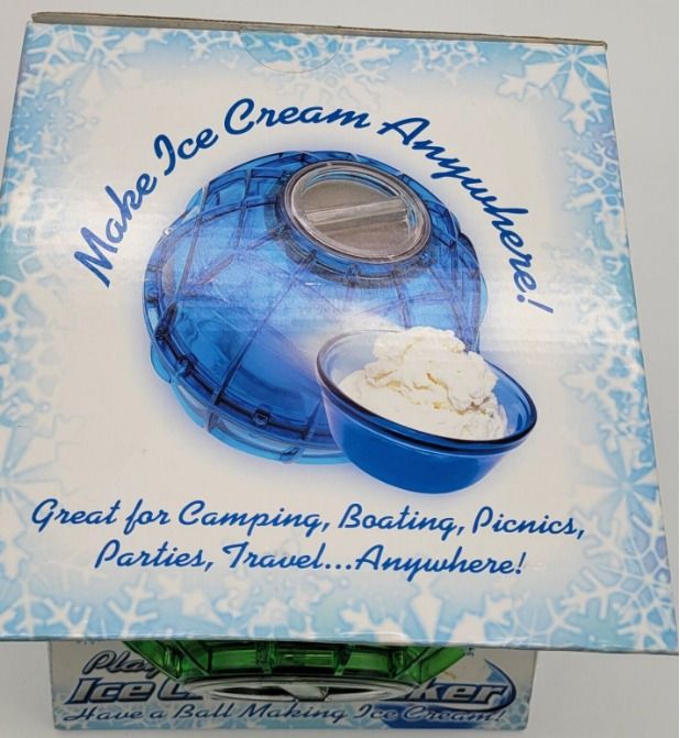 CAMPER S DREAM Ice Cream Maker Play and Freeze Purple Quart Add Ice Rock Salt Shake Roll Ice Cream Hobbies Toys Toys Games on Carousell