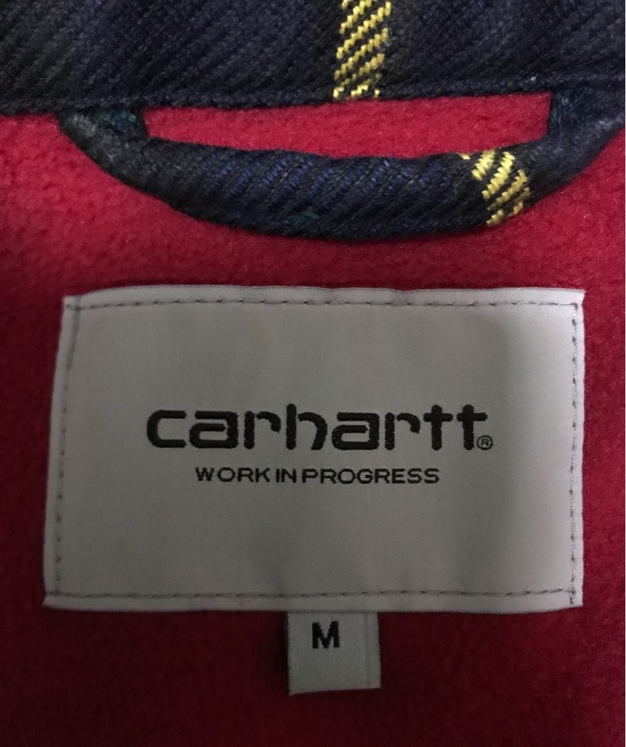 Carhartt WIP Raynor Check Shirt Jacket size M, 男裝, 外套及戶外
