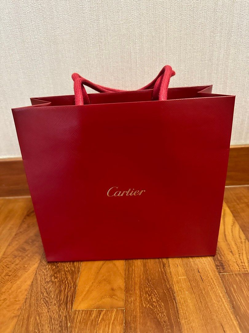 Cartier Paper Bag Luxury Accessories on Carousell