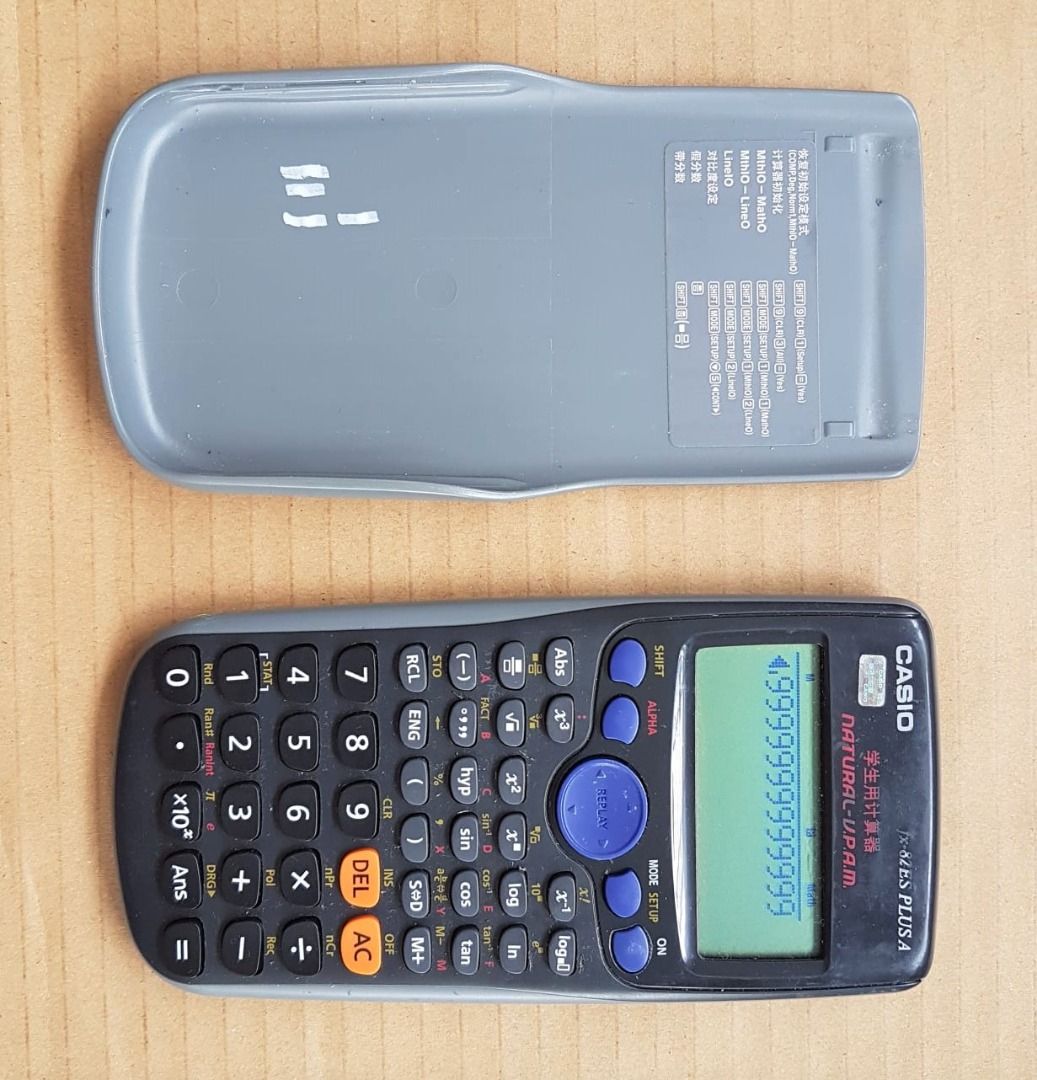 scientific calculator casio fx 82es plus