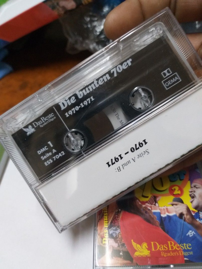 Cassette tapes 70s artist german, Hobbies & Toys, Memorabilia & Collectibles, Vintage