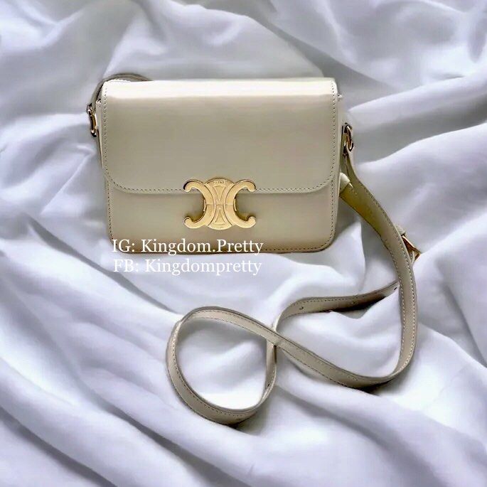 Celine Teen Size Triomphe Classic Box Smooth Calfskin Pre-order on ...