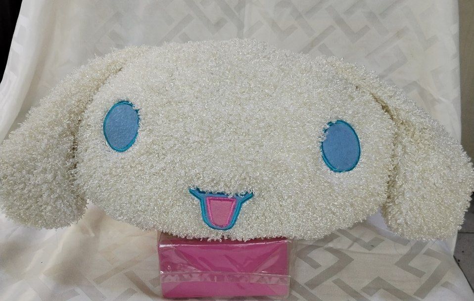 Cinnamoroll Smiling Jumbo Plush Toy 18" (Category: Plushies & Soft Toys) located in Las Pinas. Submitted by rdcgutierrez (Listing ID 1240022827, Image 1). Description: Cinnamoroll Smiling Jumbo Plush Toy 18" Pwedeng gawing pillow Condition: 8/10 NO paper tag and NO ETIKETA Buy AS IS / Buy at your own risk Scan all pics Please take note that this item came from HT loose box from Japan (ukay source) so please manage your expectation/s. Any flaw/s w