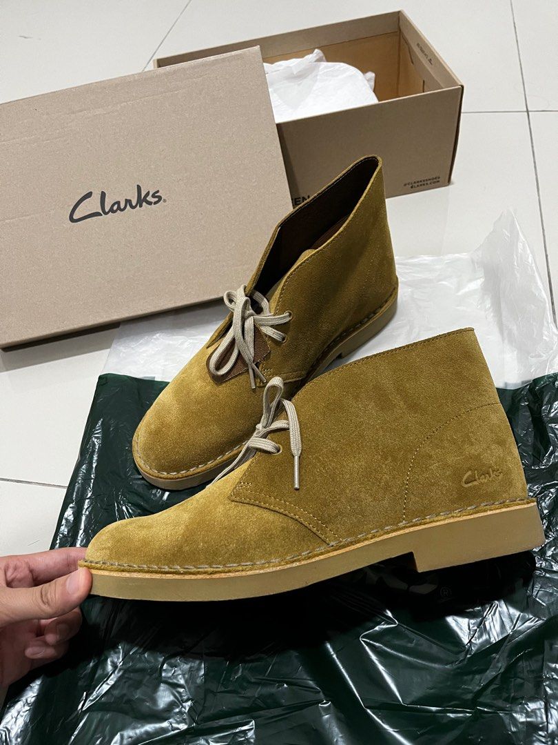 Clarks cheap wheat suede