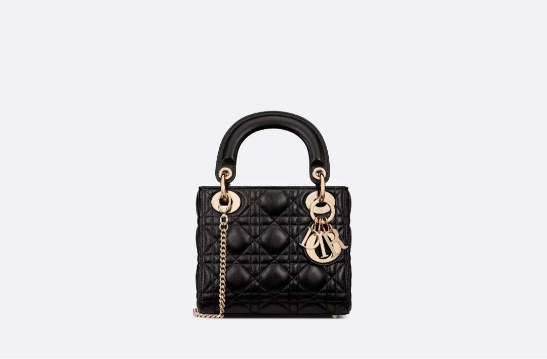 Vintage Classic Lady Dior Medium Vs Vintage Mini Lady Dior  Luxury  Handbag Comparison and Review  YouTube