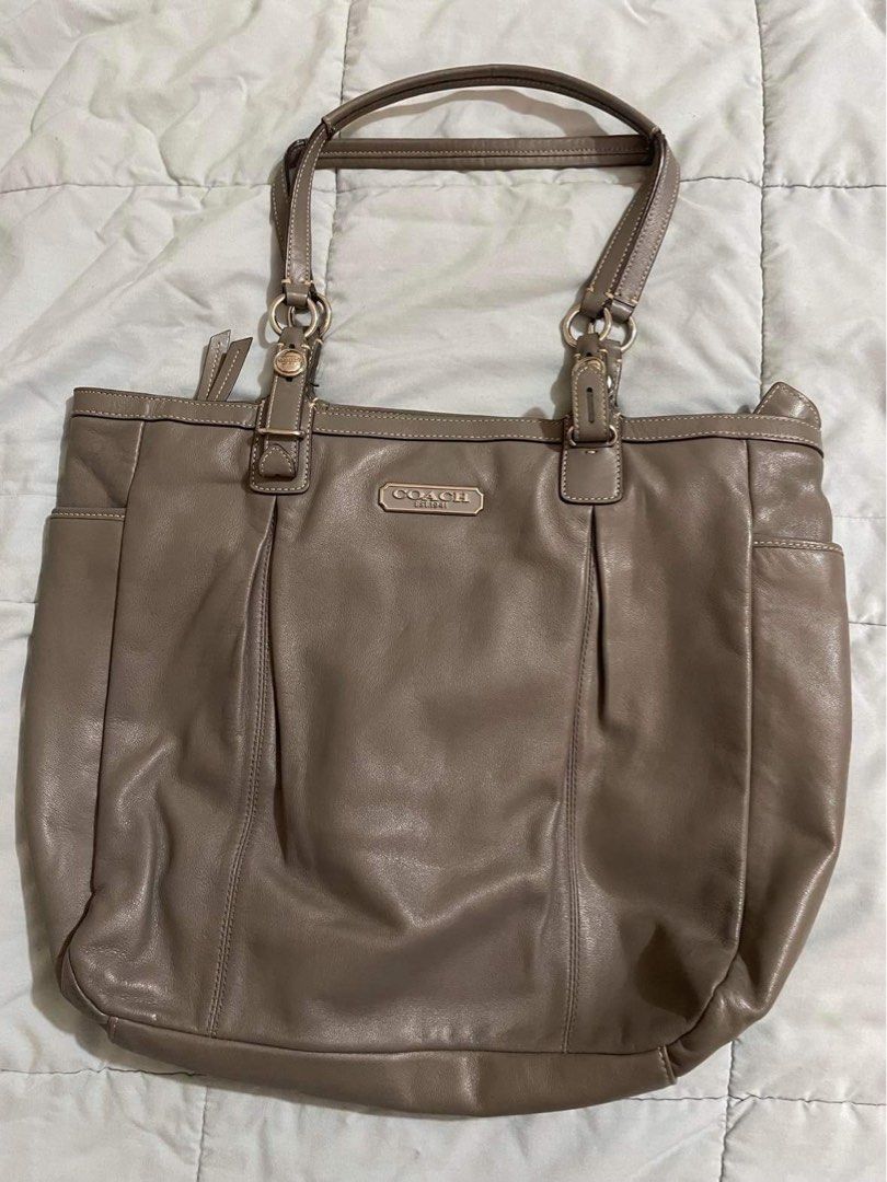 Coach soft leather handbags hot sale