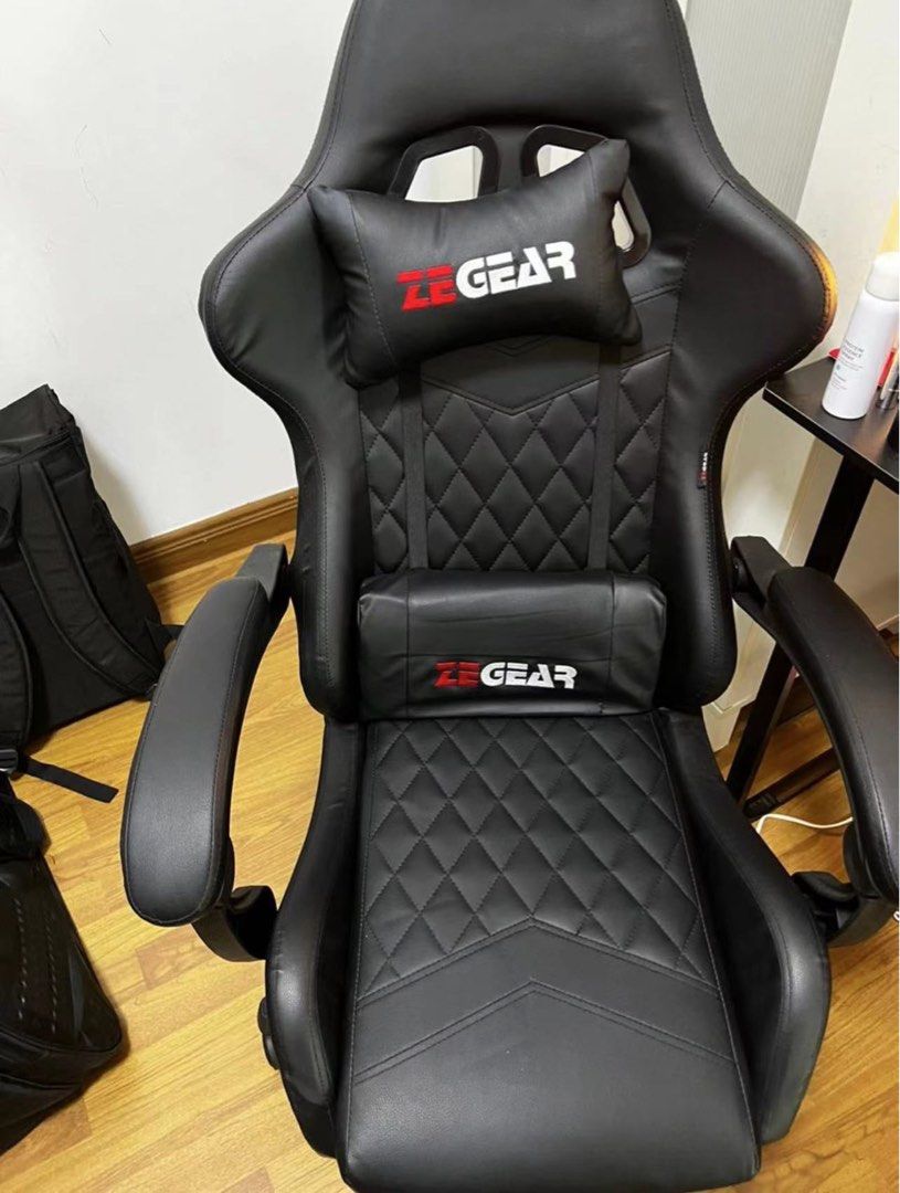 Computer Desk And Gaming Chair, Furniture & Home Living, Furniture, Chairs  On Carousell