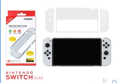 Console Joy Con Crystal Case Transparent Hard Shell Thin