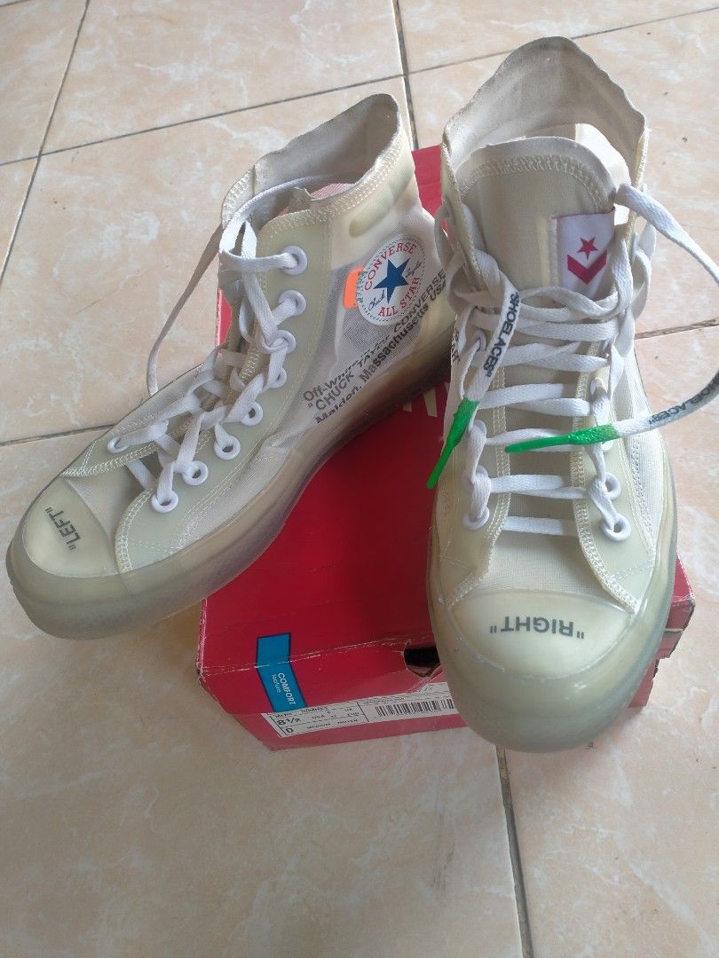 Converse coleb off white Fesyen Wanita Sepatu di Carousell