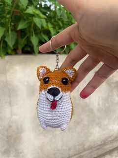 Corgi Amigurumi Keychain Crochet