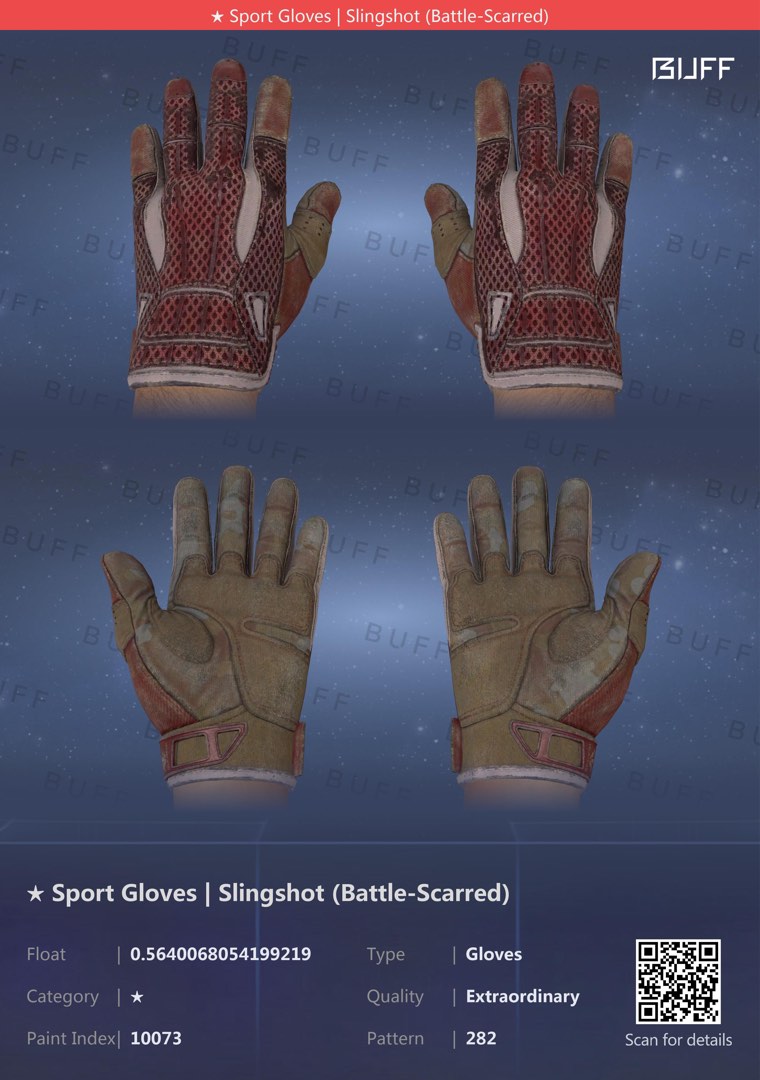 Sport Gloves Slingshot BS CSGO, Video Gaming, Gaming Accessories, In