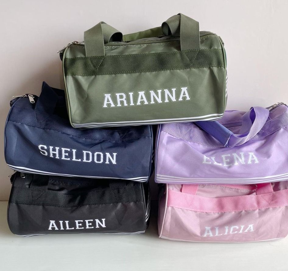 CUSTOM GYM BAG SPORTS BAG SWIMMING BAG KIDS GYM BAG BIRTHDAY GIFT