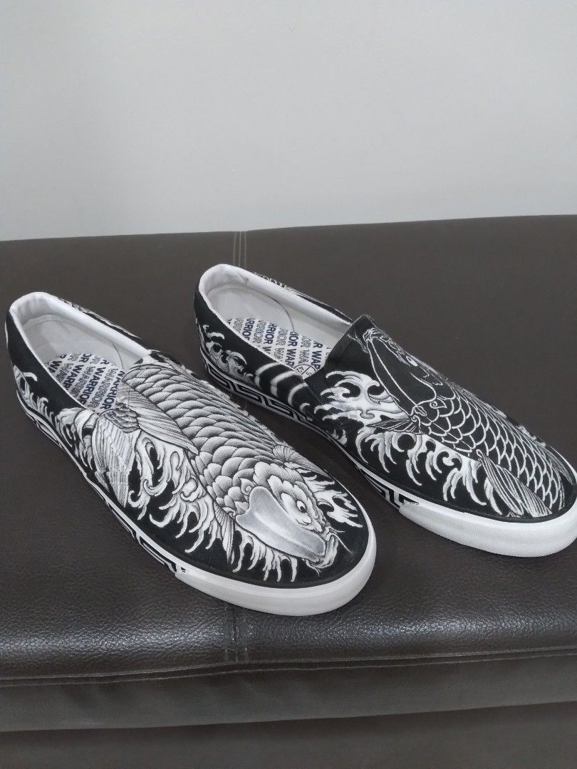 Customize top velcro vans