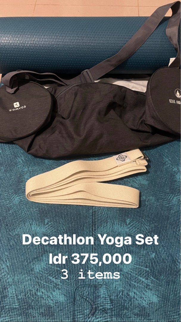 Decathlon Yoga Set on Carousell