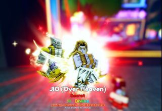 Full SSS Dio/Jio Over Heaven Anime Adventures