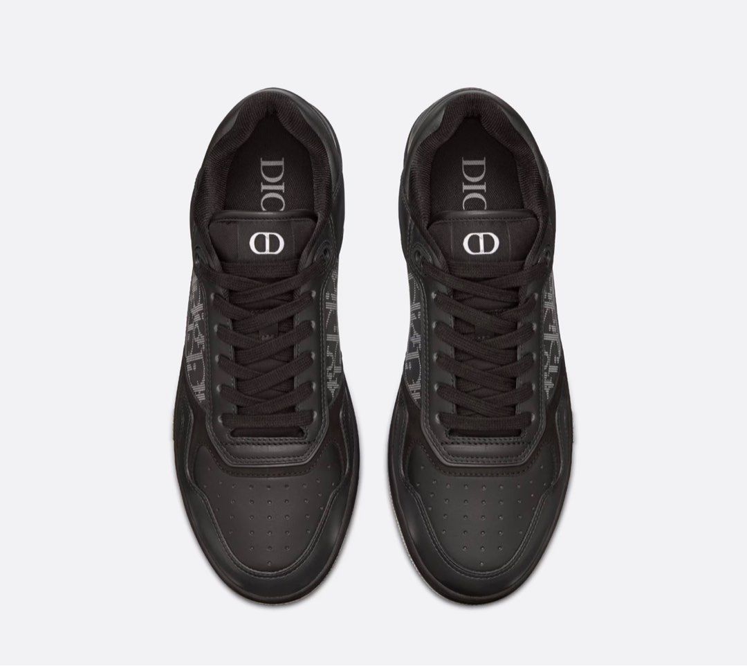 Mens black dior sneakers top
