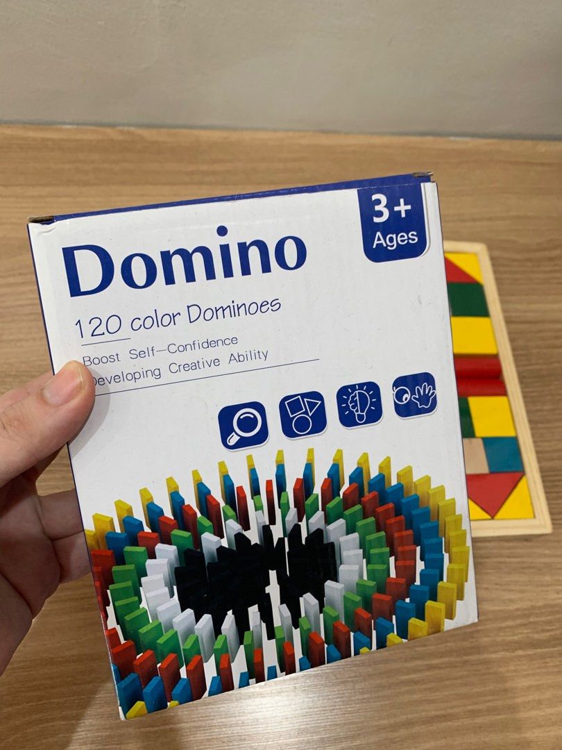 Domino And Blocks Set, Hobbies & Toys, Toys & Games on Carousell