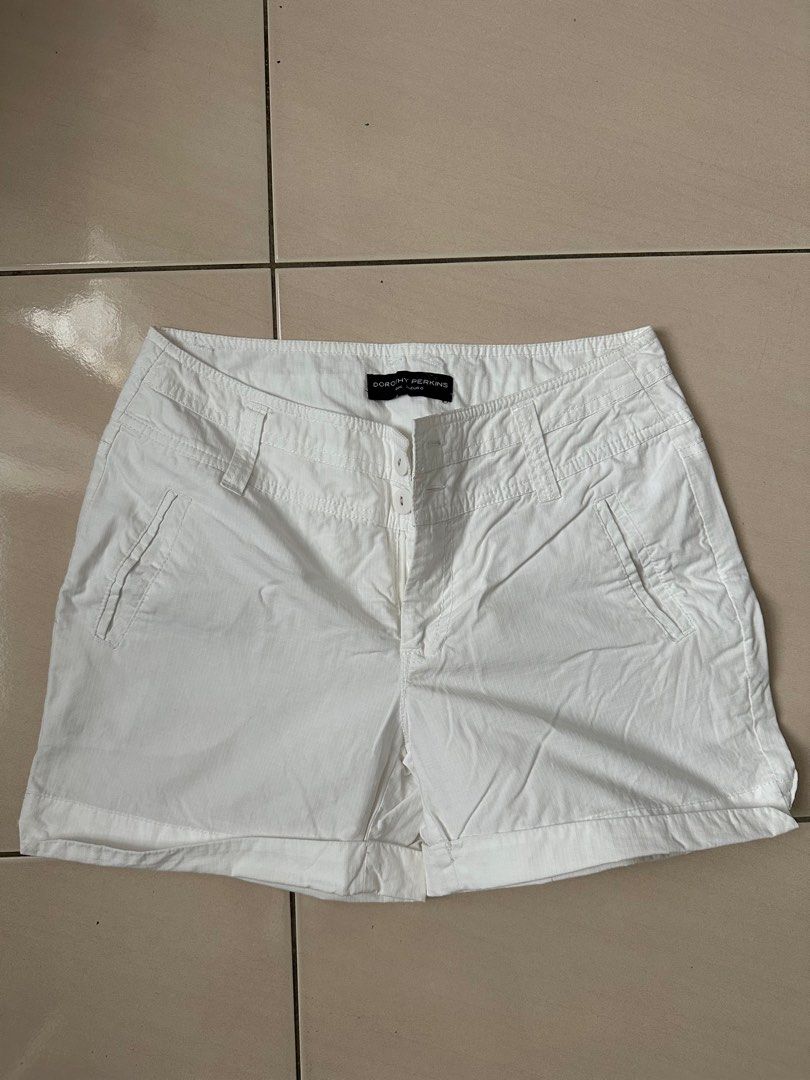 Dorothy Perkins White Shorts Women s Fashion Bottoms Shorts on