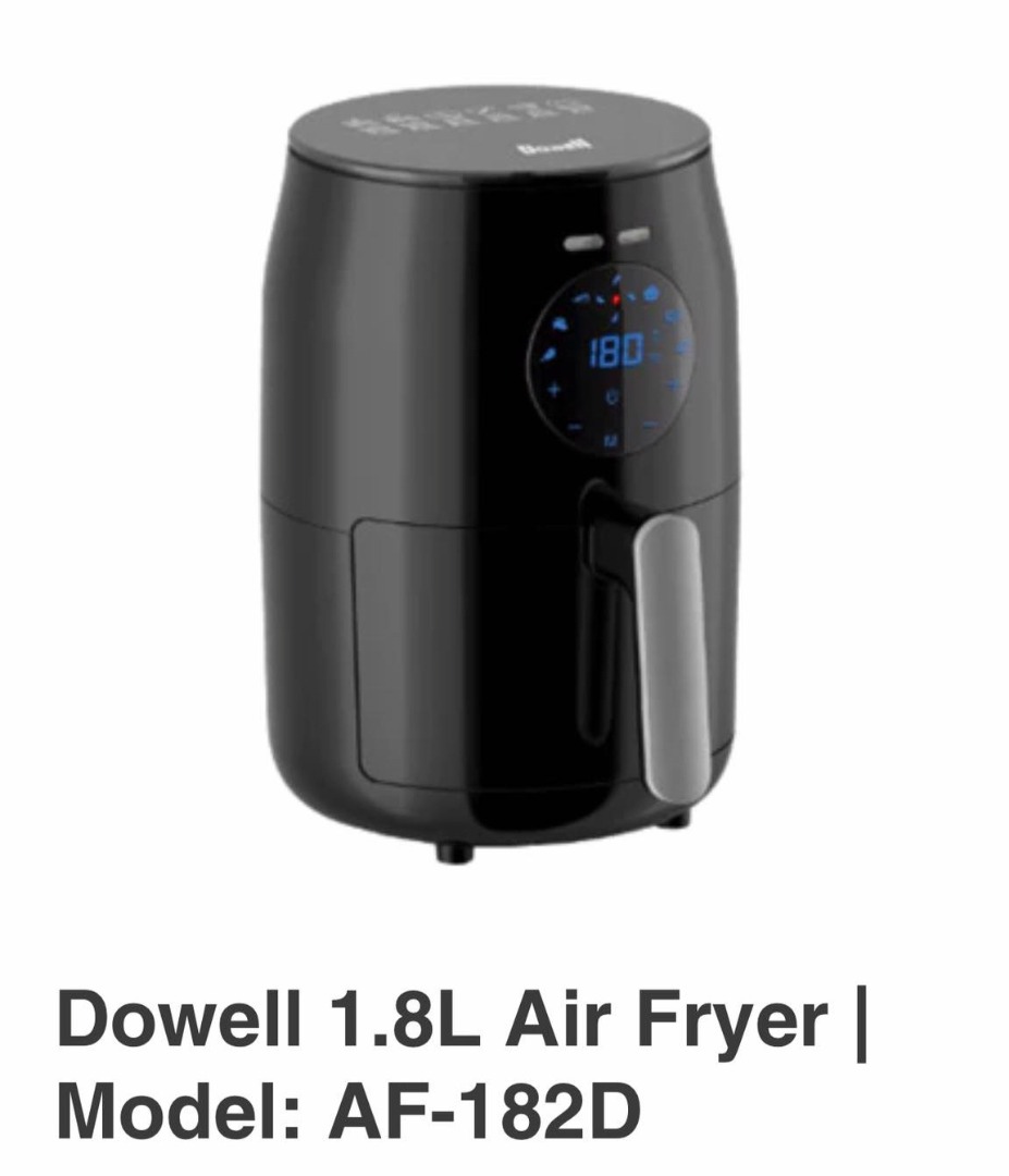 Dowell 1.8 Air Fryer MODEL AF182D, TV & Home Appliances, Kitchen