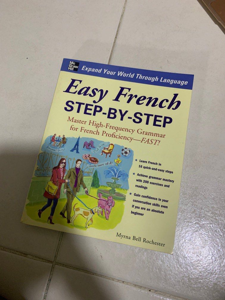 Easy French Step-by-Step book, Hobbies & Toys, Books & Magazines