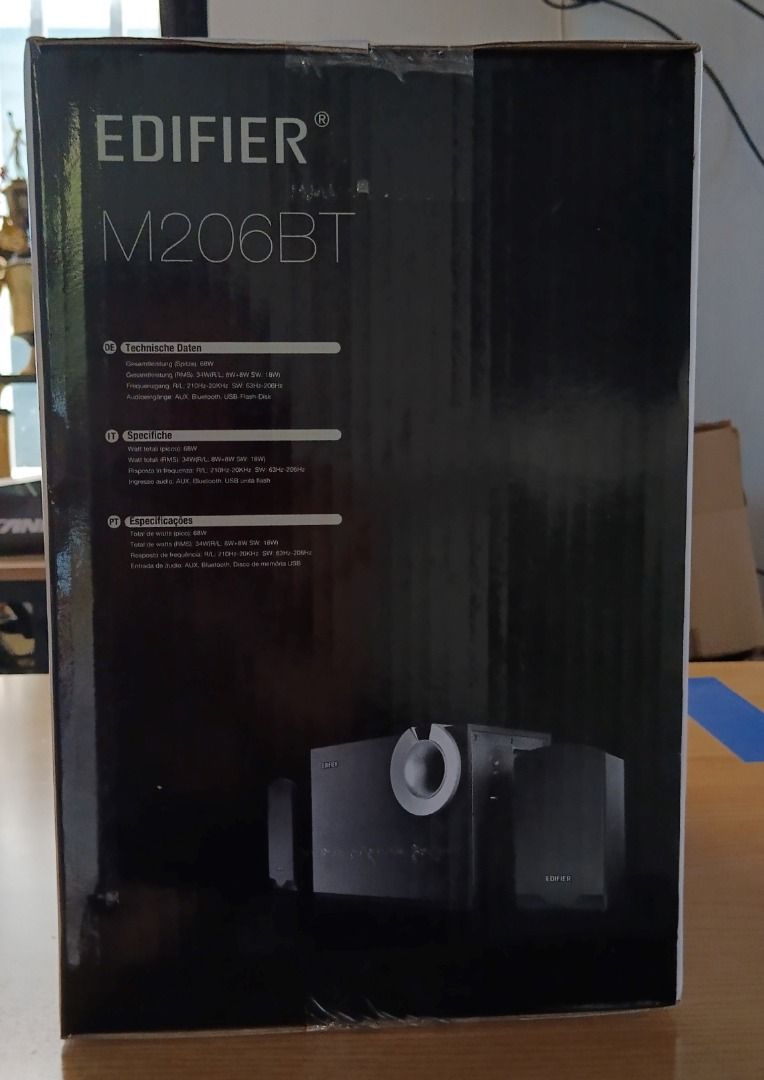 Edifier MB206BT Multimedia Bluetooth Speaker, Audio, Soundbars ...