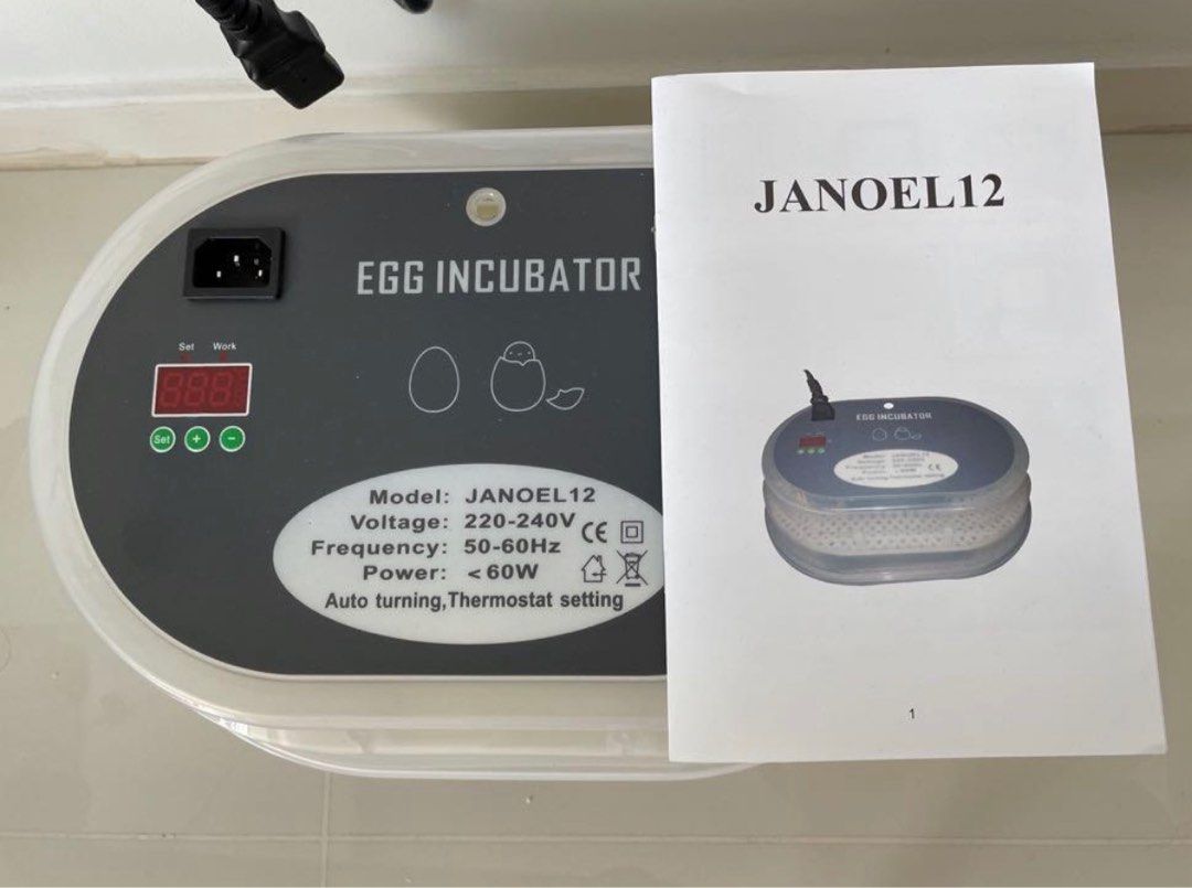 Egg incubator Janoel 12, Pet Supplies, Homes & Other Pet Accessories on
