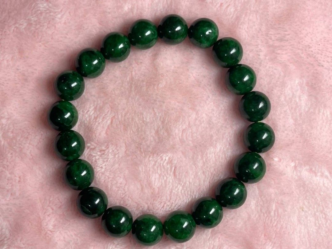 Emerald Green Jade Bracelet Women s Fashion Jewelry Organizers