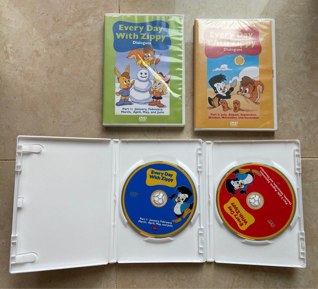 キャラクターディズニーEvery Day With Zippy EDWZ DVD CD - 知育玩具