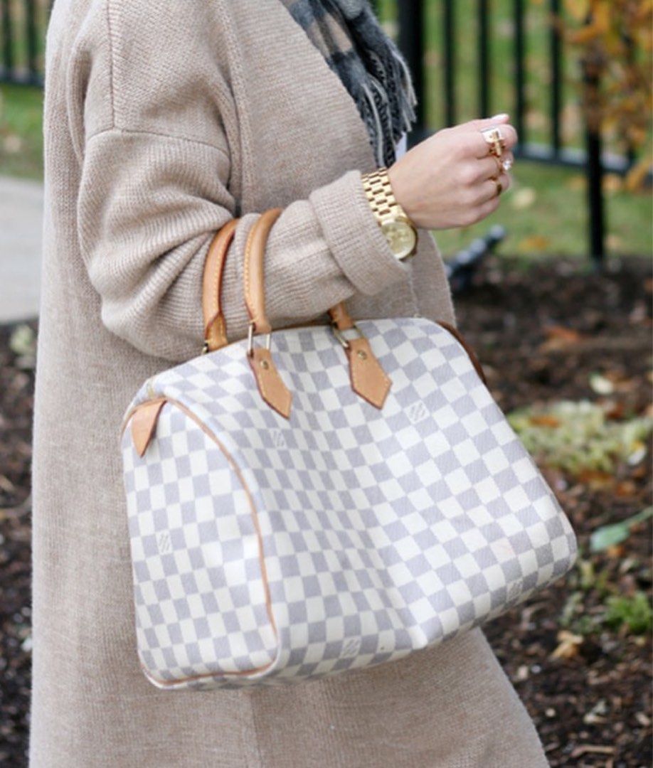 Louis Vuitton Speedy 30 Damier Azur Canvas Tote | Mint condition