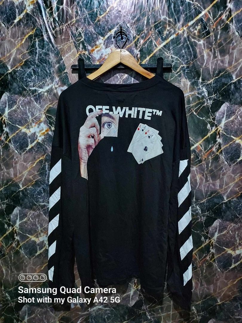 Off white hot sale long sleeve sale