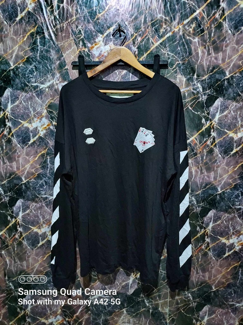Off white long sleeve sale 2025