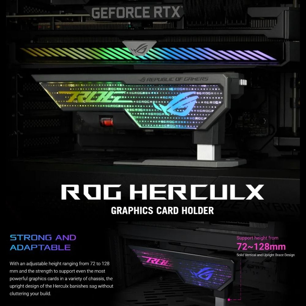 FREE ASUS ROG HERCULX Graphics Card Holder with purchase of ASUS STRIX 4090 series cards