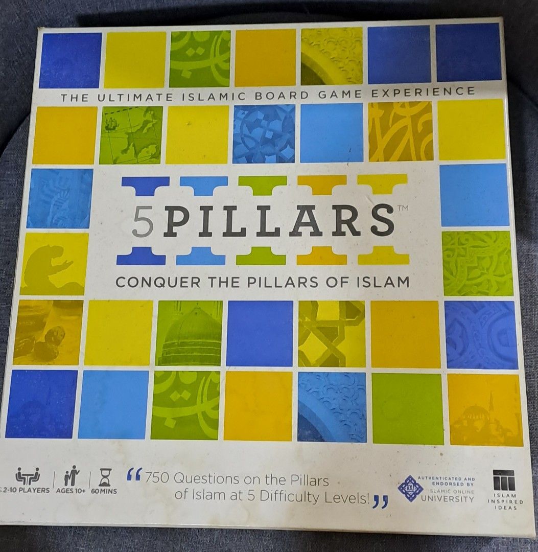 Gameboard Islamic 5 pillars, Hobbies & Toys, Memorabilia & Collectibles ...