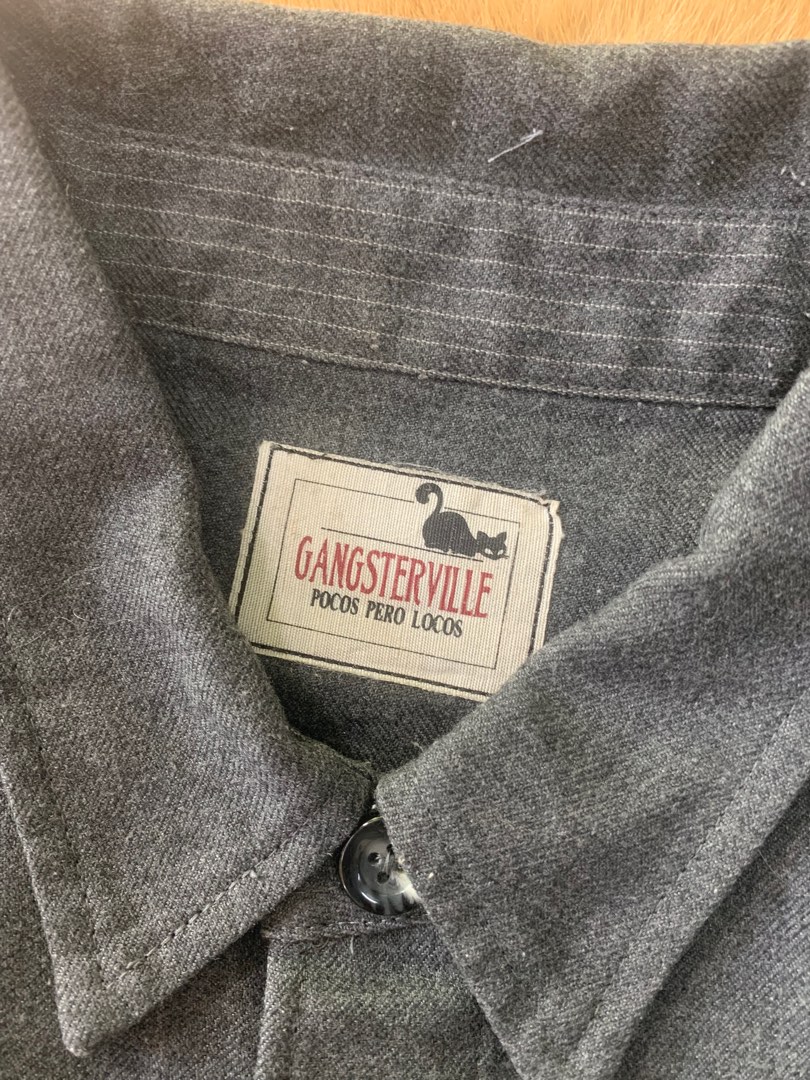 gangsterville, Men's Fashion, Tops & Sets, Formal Shirts on Carousell