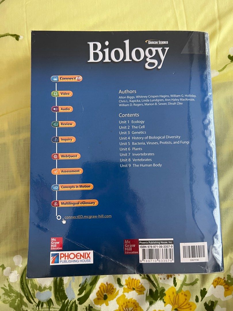 Glencoe Science Biology Philippines, Hobbies & Toys, Books