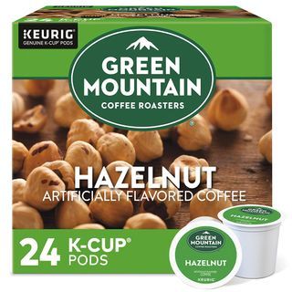 Green Mountain Coffee Roasters Hazelnut, Single-Serve Keurig K-Cup Pods, Flavored Light Roast Coffee 24 count