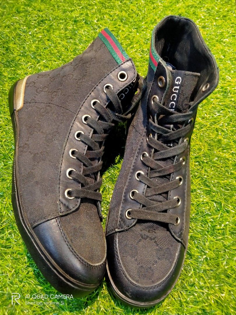 Gucci hi top online trainers