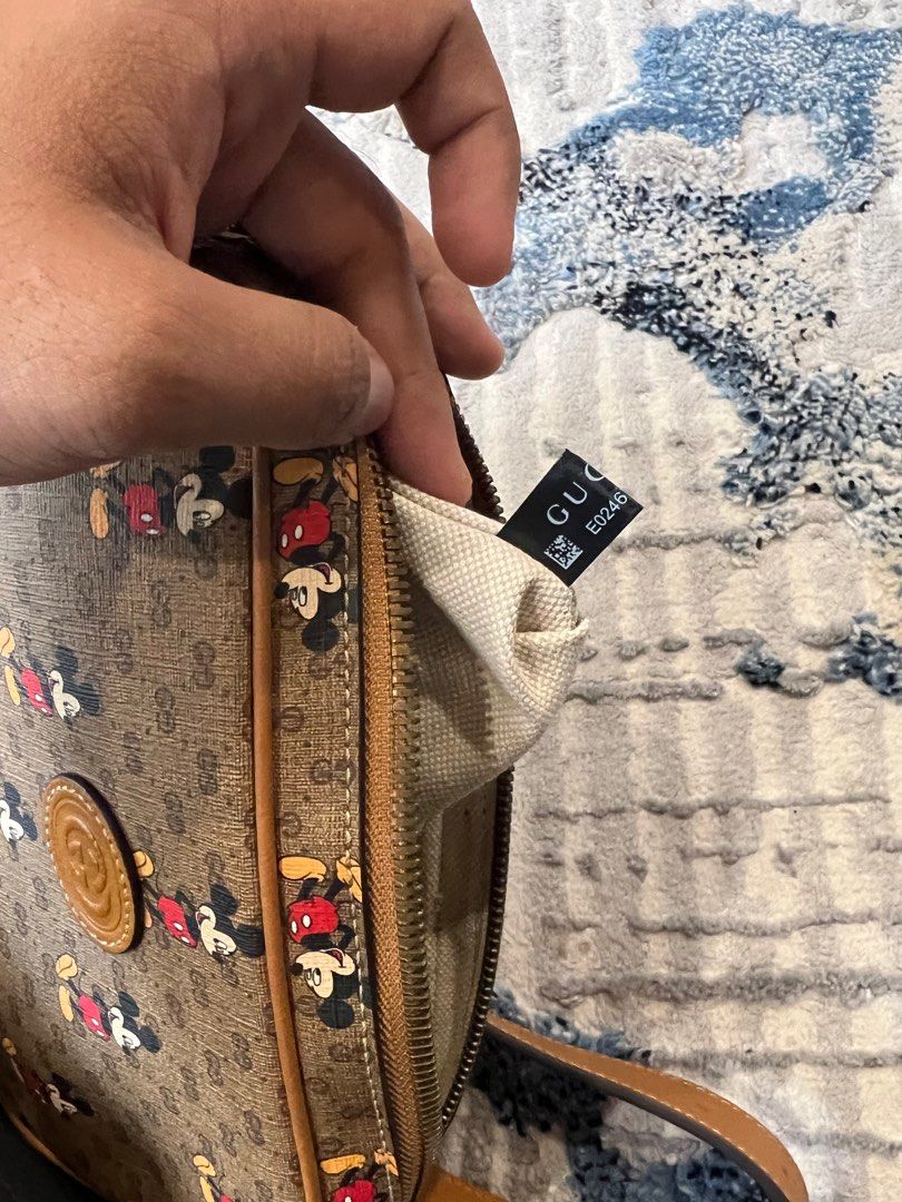 Gucci GG Shoulder Bag DISNEY X GUCCI Mickey Mouse Collaboration